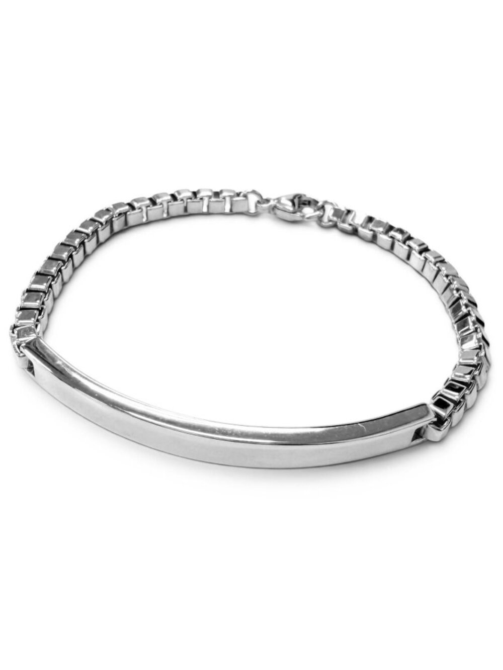 Tiffany & Co Venetian ID Bracelet Silver